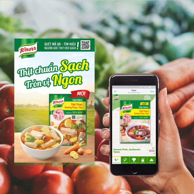 Food traceability with QR codes case study